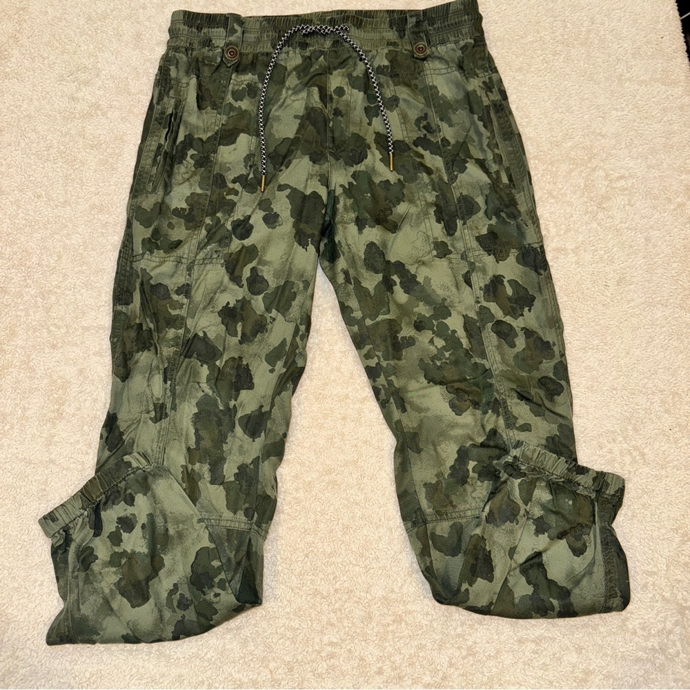 Anthropologie Camo Joggers